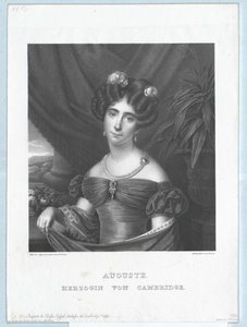 Prinsesse af Hessen-Kassel Auguste af Artist Unknown