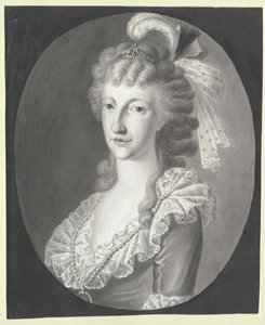 Prinsesse af begge Sicilier Maria Theresia (tryk) af Artist Unknown