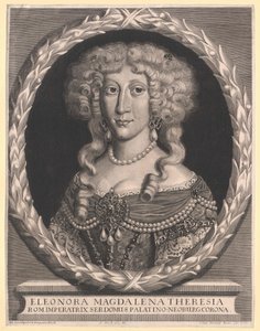 Prinsesse af slottet Eleonora Magdalene Theresia af Artist Unknown