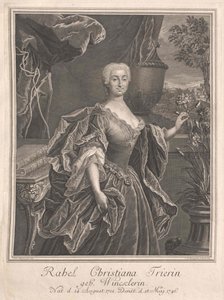 Rahel christiana Winckler af Artist Unknown