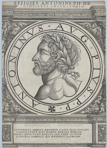Den romerske kejser Antoninus Pius af Artist Unknown