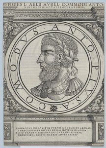 Den romerske kejser Commodus af Artist Unknown
