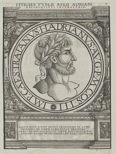 Den romerske kejser Hadrian af Artist Unknown
