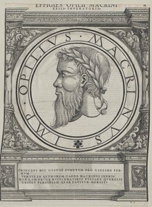Den romerske kejser Macrinus af Artist Unknown