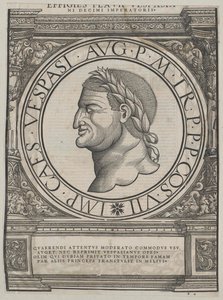 Den romerske kejser Vespasian af Artist Unknown