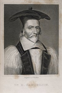 SANDERSON, Robert (1587-1663). Engelsk teolog og kasuistiker. Gravering. af Artist Unknown