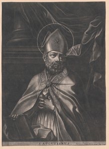 Sankt Augustin af Hippo af Artist Unknown