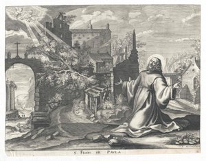 Sankt Franz af Paula af Artist Unknown