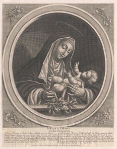 Den hellige Rosa af Lima af Artist Unknown
