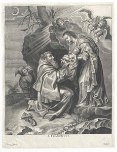 Den hellige Frans af Assisi af Artist Unknown