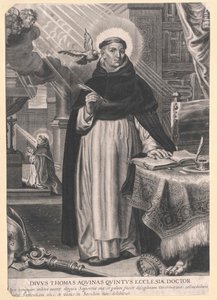 Sankt Thomas af Aquino af Artist Unknown