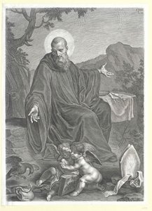 Sankt Benedikt af Nursia af Artist Unknown