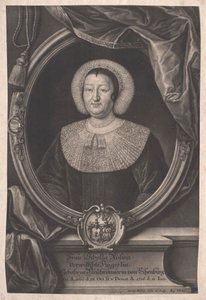 Sibylla Rosina Neubronner (print) af Artist Unknown