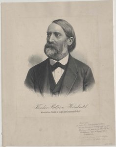 Theodor Ritter Hornbostel (tryk) af Artist Unknown
