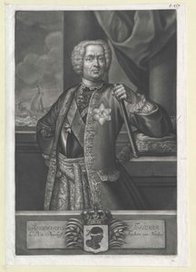 Theodor Baron Neuhof af Artist Unknown
