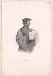 Ulrich Zwingli af Artist Unknown