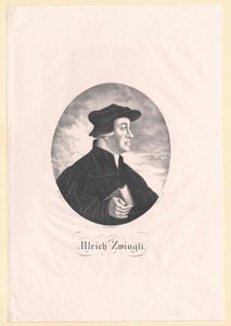 Ulrich Zwingli af Artist Unknown