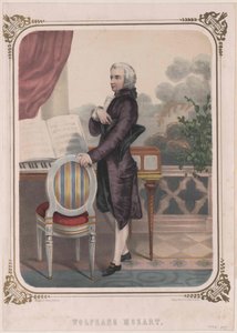 Wolfgang Amadeus Mozart af Artist Unknown