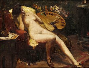 Model, der hviler