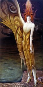 Portræt af Marchesa (Marquise) Luisa Casati (1881-1957), af Arturo Martini (1885-1947) i 1912.