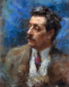 Portræt af Giacomo Puccini