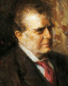 Portræt af Pietro Mascagni (Livorno