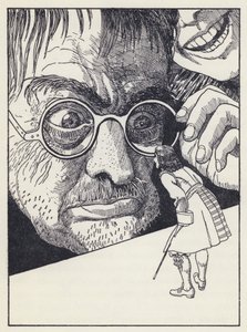 Illustration til Gullivers rejser af Jonathan Swift (litho) af Artus Scheiner