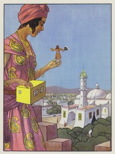 Illustration til Gullivers rejser af Jonathan Swift af Artus Scheiner