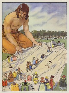 Illustration til Gullivers Travels af Jonathan Swift af Artus Scheiner