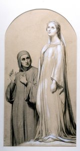 Dante og Beatrice af Ary Scheffer