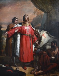 Fransk: Saint Louis visiterant les pestiférés af Ary Scheffer