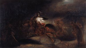 Lenore. De døde rejser hurtigt, ca. 1830. af Ary Scheffer