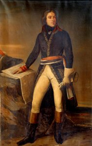Portræt af general Lazare Louis Hoche (1768-1797) Maleri af Ary Scheffer (1795-1858) 1835 Paris, Musee de l
