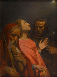 Magiernes tilbedelse, 1841-1844. af Ary Scheffer