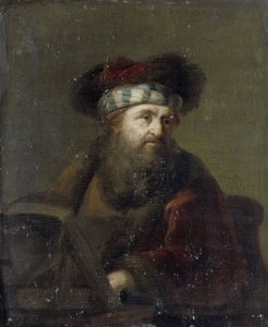 Portræt af en rabbiner af Ary de Vois (after)