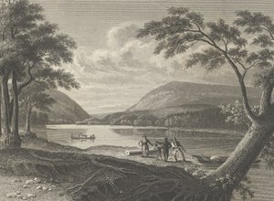 Delaware Water Gap, 1830. af Asher Brown Durand