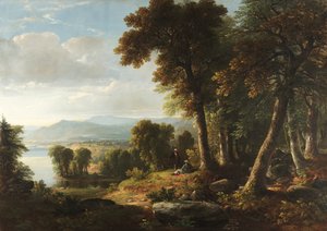 Landskab, 1850 af Asher Brown Durand