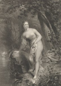 Musidora, 1825. af Asher Brown Durand