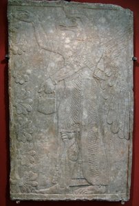 Relief fra paladset Ashurnasirpal II i Kalhu, Nimrud, 9. århundrede f.Kr. af Assyrian Art.