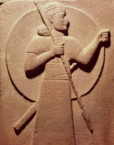 Relief forestillende en hetitisk kriger, fra Karkemisj, 11.-9. århundrede f.Kr.