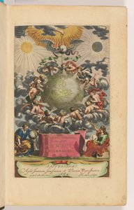 Titelblad til Mundus Subterraneus af Athanasius Kircher