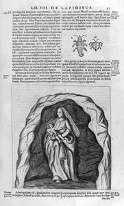 Jomfru og barn, 1678 af Athanasius Kircher