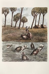 Illustration fra "Pinocchio" af Carlo Collodi