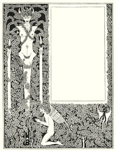 Design til titelbladet til "Salome" (gravering) af Aubrey (after) Beardsley