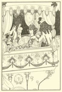 Prammen (litografi) af Aubrey (after) Beardsley