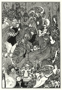 The Cave of Spleen (gravering) af Aubrey (after) Beardsley