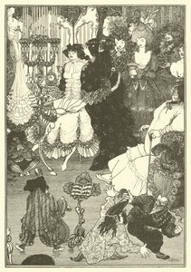 The Toilet of Helen (litografi) af Aubrey (after) Beardsley