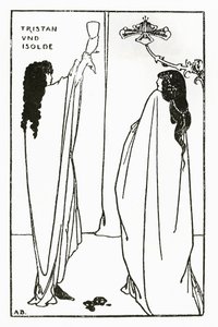 En gentagelse af Tristan und Isolde, illustration fra 