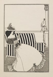 Et katalogomslag fra en anden bog med halvtreds tegninger af Aubrey Beardsley