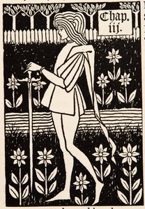 En side. Kapiteloverskrift af Aubrey Beardsley